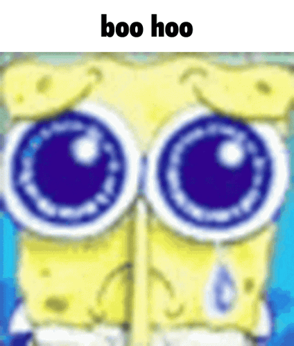Boo Hoo Sad GIF