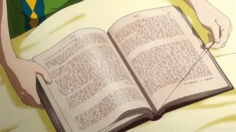 Book Reading GIF
