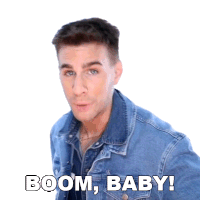 Boom Baby Brad Mondo Sticker