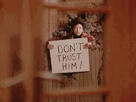 Boomerang Dont Trust Him GIF