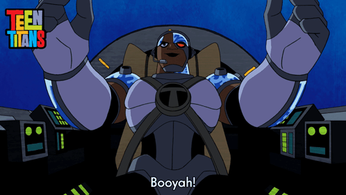 Booyah Cyborg GIF