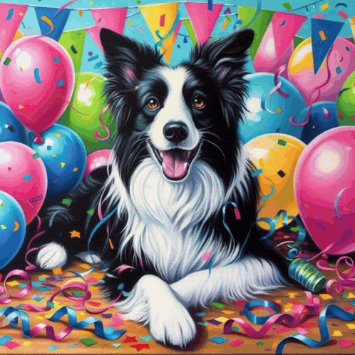 Border Collie Border Collie Birthday GIF