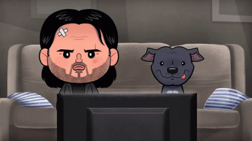 Bored Watching Tv GIF. This 498 x 280 animated GIF is part of our john wick dog collection. Related themes include bored, john wick, puppy. Created by…