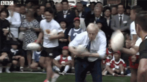 Boris Tackles Kid GIF