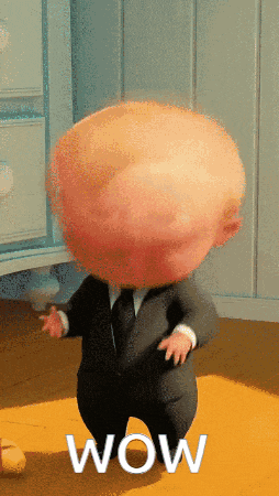 Boss Baby Wow GIF