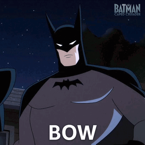 Bow Batman GIF
