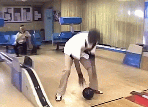 Bowling Basketball GIF