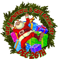Boxing Day Dec 26th Sticker