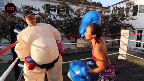 Boxing Lizzy Capri GIF