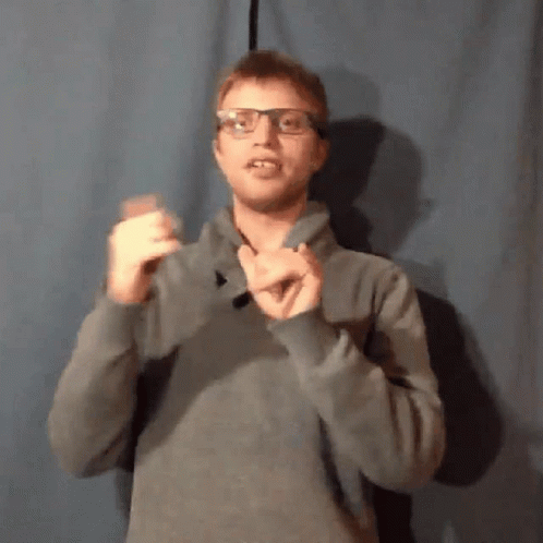 Boy Sign Language GIF