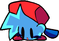 Boyfriend Fnf Kirby Sticker