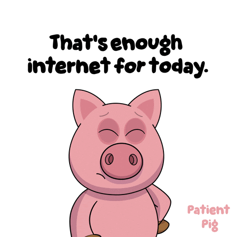 Brain Fried Digital Detox GIF