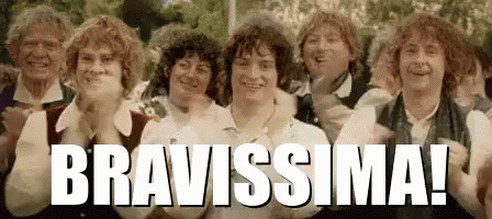 Bravissimo Bravissima Bravo Brava Applausi Evviva Yeee Che Bello Contento Felice Contenta Bel Lavoro GIF