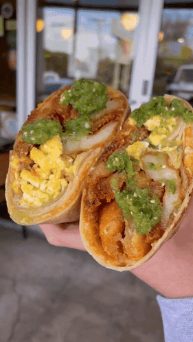 Breakfast Burrito Food GIF