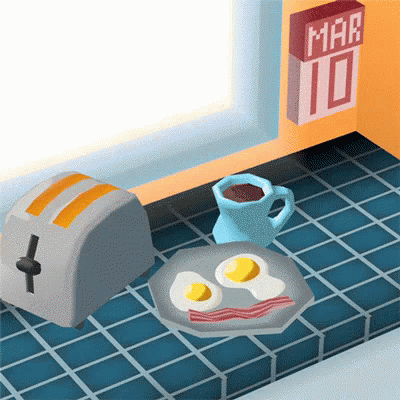 Breakfast Time GIF