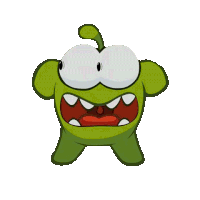 Breathing Heavy Om Nom Sticker