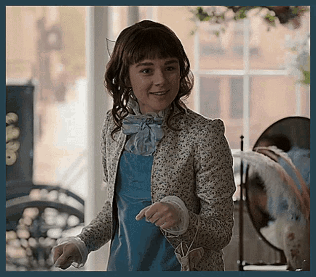 Bridgerton Claudia Jessie GIF