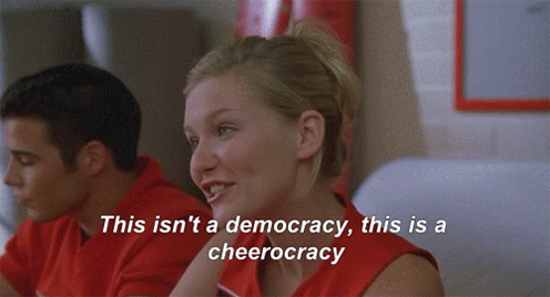 Bring It On GIF. This 496 x 268 animated GIF is part of our kirsten dunst bring it on collection. Related themes include bring it on. View the original…