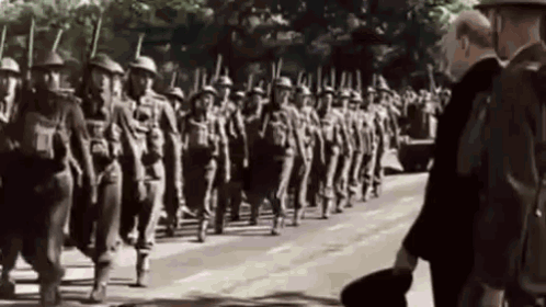 British Army Ww2 GIF. This 498 x 280 animated GIF is part of our royal soldier collection. Created by Butterssssss. View the original animation, share it…