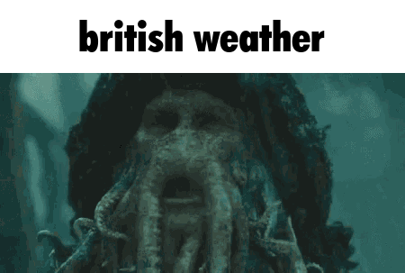 British Weather Rain GIF