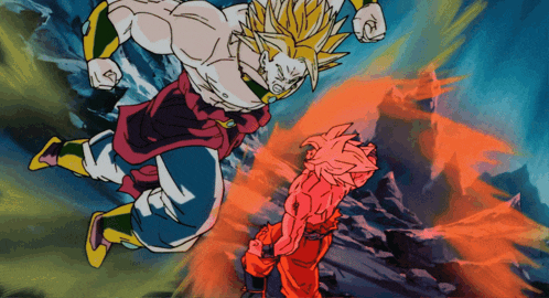 Broly Super Kaioken GIF