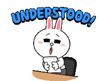 Brown And Cony Bear Sticker