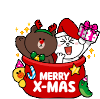 Brown And Sticker