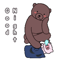 Brown Bear Sticker