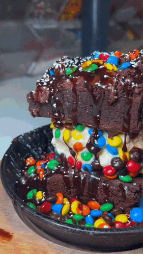 Brownie Sandwich Dessert GIF