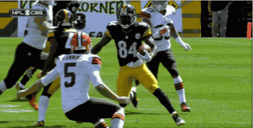 Browns Vs Steelers Steelers Vs Browns GIF. This 498 x 252 animated GIF is part of our antonio brown kick collection. Related themes include football, kick…