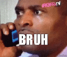 Bruh GIF. This 220 x 188 animated GIF is part of our god damnit collection. Related themes include bruh, shocked, surprised. View the original animation…