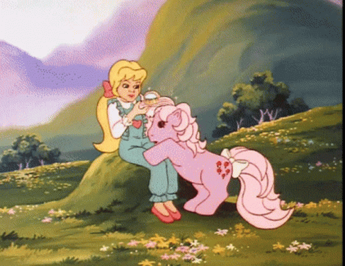 Brush Pony GIF