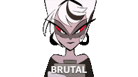 Brutal Carmila Carmine Sticker