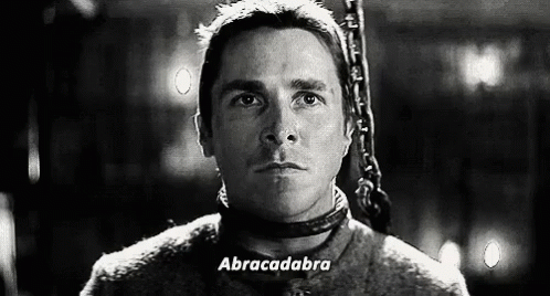 Bruxo Christianbale Suicidio Abracadabra GIF