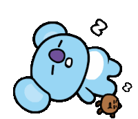 Bt21 Sleepy Sticker