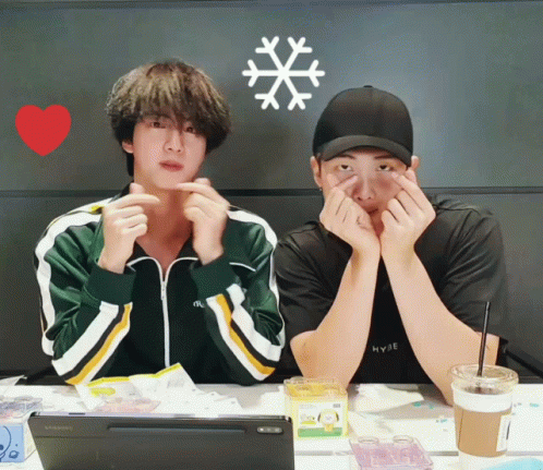 Bts Hearts Finger Heart GIF