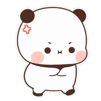 Bubu Angry Bubu Fierce Sticker