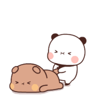 Bubu Not Happy Bubu Throw Dudu Out Sticker