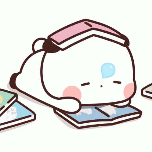 Bubu Study Bubu Fell Asleep GIF