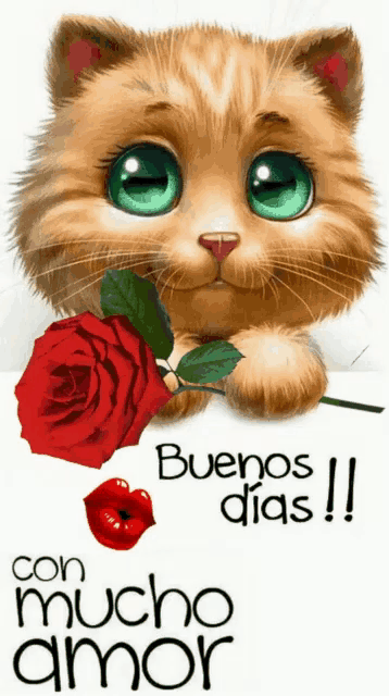 Buenos Dias Mucho Amor GIF