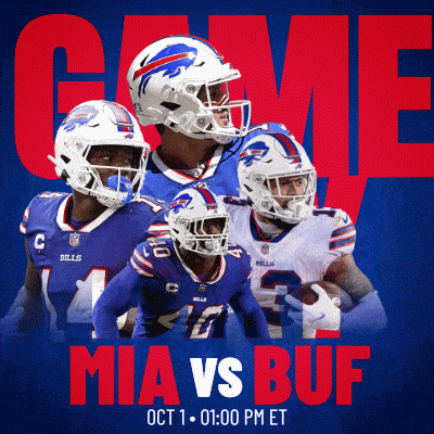 Buffalo Bills Vs. Miami Dolphins Pre Game GIF