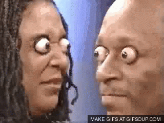 Bug Eyed Staring Contest GIF