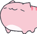 Bugcat Pink Nod Sticker
