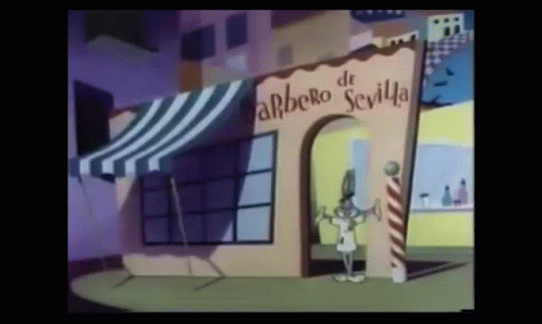 Bugs Bunny Barbers GIF