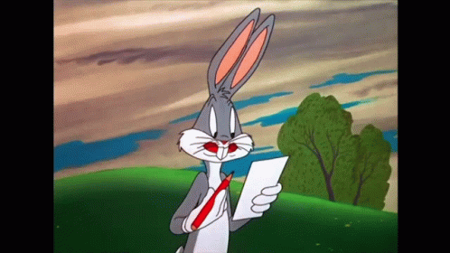 Bugs Bunny Counting GIF
