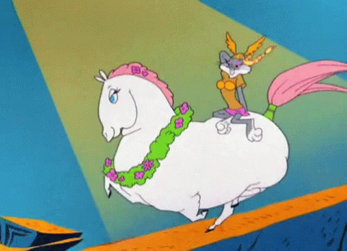 Bugs Bunny Horse GIF