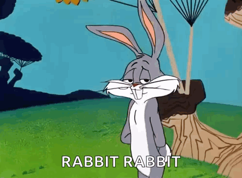 Bugs Bunny Pointing Finger GIF