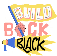 Buildbackblack Black Business Sticker