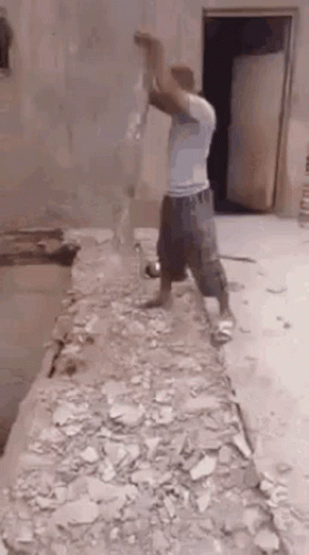 Building Collapse GIF