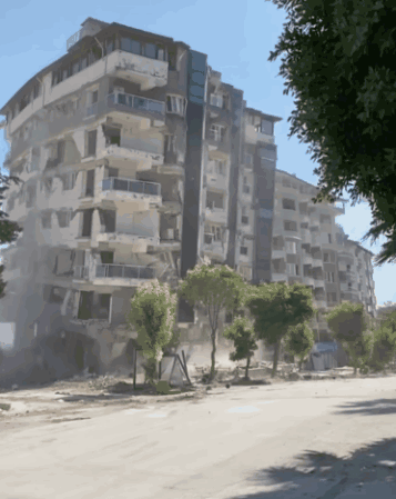 Building Destroy GIF